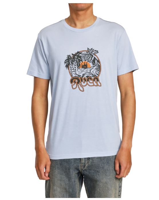 RVCA Mens Tropical Rig Short Sleeve T-Shirt