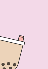 Denik Pearl Boba Tea Notepad