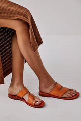 Free People Womens Abilene Toe Loop Sandals