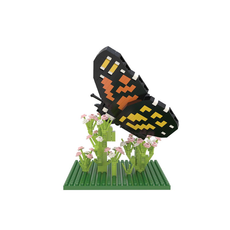 Impact Photographics Monarch Butterfly Mini Building Blocks Set