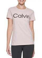 Calvin Klein Womens Performance Logo Short Sleeve T-shirt
