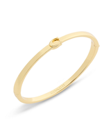 COACH Gold Minimal C Hinged Bangle Bracelet