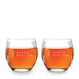 Viski Globe Decanter & Whiskey Tumbler Set - 3 pk