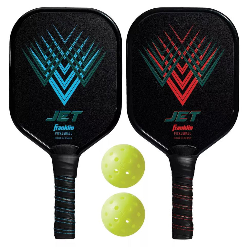 Franklin Sports X-40 Jet Aluminum Pickleball Paddle Set