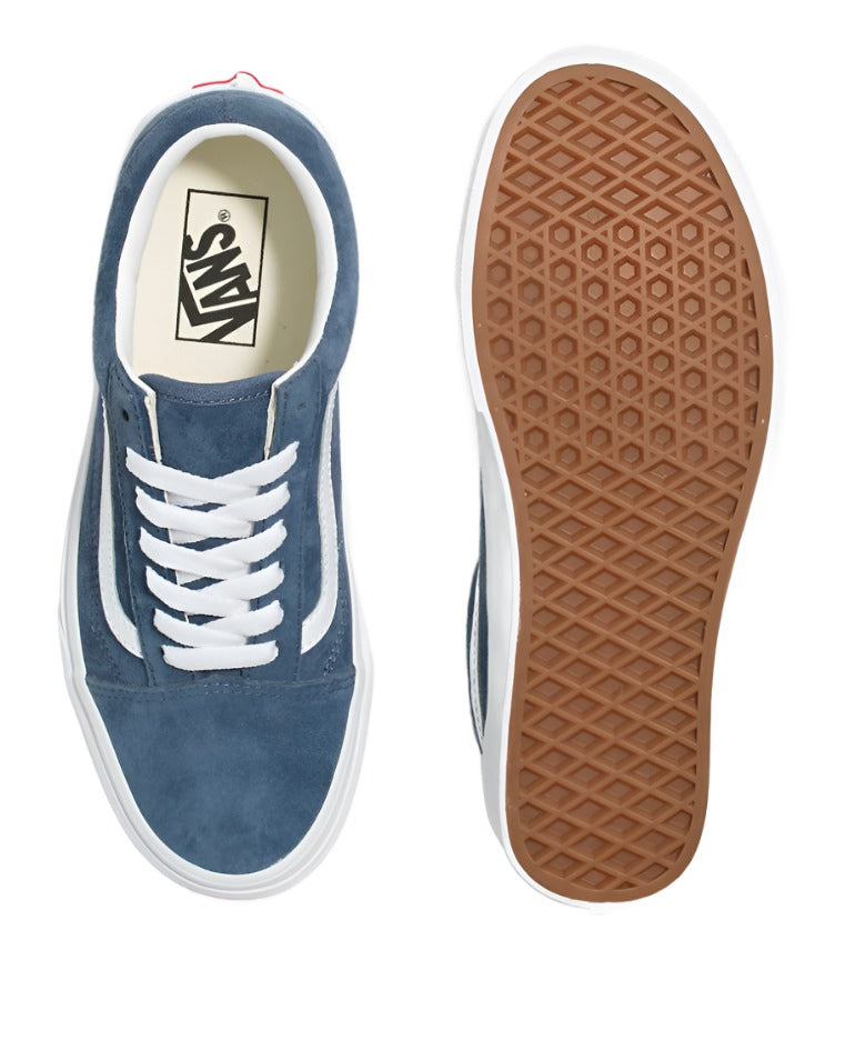 Vans Old Skool Pig Suede Sneakers - Unisex Sizing - Vintage Indigo