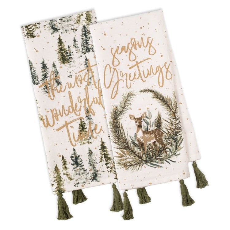 Design Imports Wonderland Forest Dishtowel