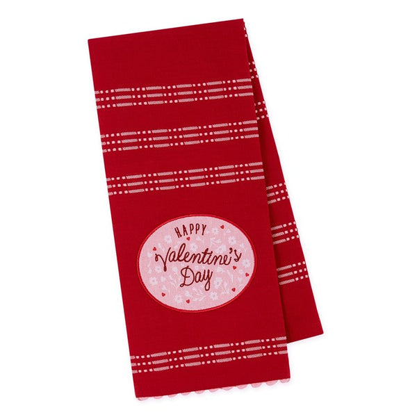 Design Imports Happy Valentines Day Dish Towel