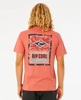 Rip Curl Mens Origin Palms Short Sleeve T-Shirt