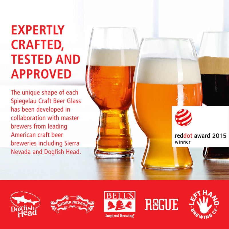 Spiegelau Craft Beer IPA Glasses - 2 set