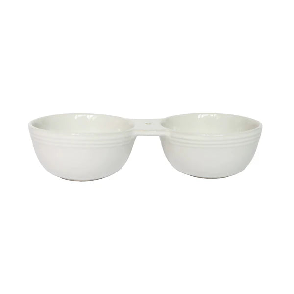 Nora Fleming Pinstripes Double Dipper Bowls