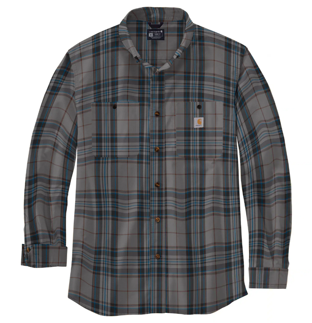 Carhartt Mens Rugged Flex Relaxed Fit Lightweight Long-Sleeve Shirt