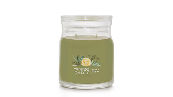 Yankee Candle Signature Medium Jar Candle - Sage & Citrus