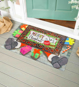 Evergreen Merry Christmas Y'all Red Truck Sassafras Switch Mat