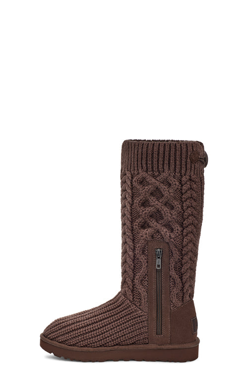 UGG Classic Cardy Knit Boot 1967 Red/Multicolor buttons Size
