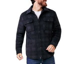 Free Country Mens Mountain Ridge Chill Out Fleece Lined Shirt Jacket