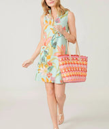 Spartina 449 Straw Fringe Tote Handbag
