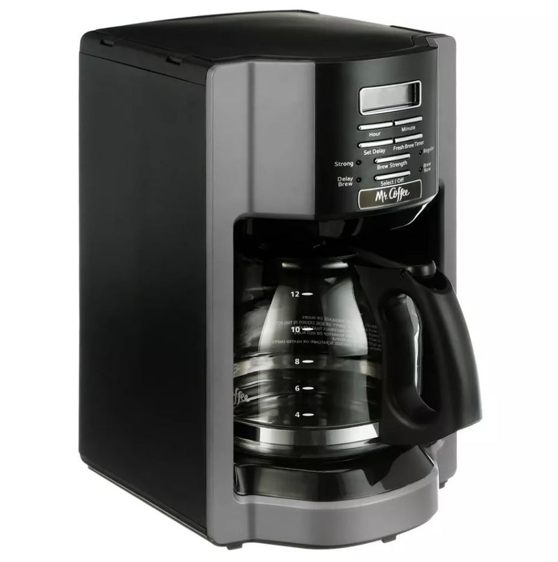 Mr. Coffee 12-Cup Programmable Coffeemaker with Strong Brew Selector