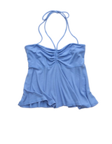American Eagle Womens AE Soft & Sexy Halter Cinch Babydoll Top