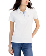 Nautica Womens Short-Sleeve Polo-Collar Shirt