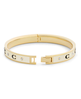 COACH Repeated C Hinged Bangle Bracelet