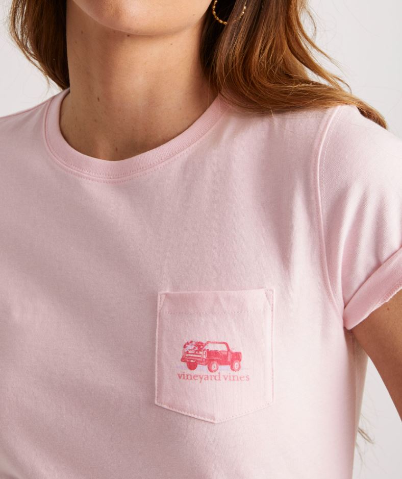 Vineyard Vines Womens Truck View Short Sleeve T-Shirt