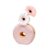 Doiy Fast Food Vase - Pink Donut