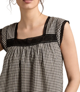 Lucky Brand Womens Lace Trim Tank Top