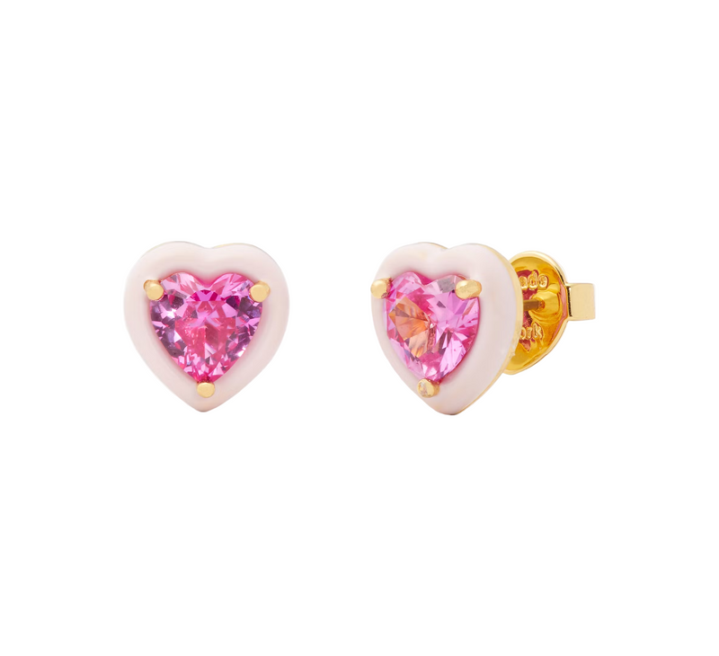 Kate Spade Sweetheart Pink Stud Earrings
