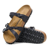 Birkenstock Womens Franca Braid Oiled Leather Sandals - Regular/Wide