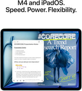 Apple 11-inch iPad Air M4 chip Wi-Fi 512GB - Blue