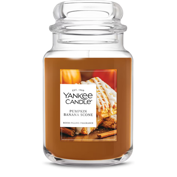 Yankee Candle Original Large Jar Candle - Pumpkin Banana Scone