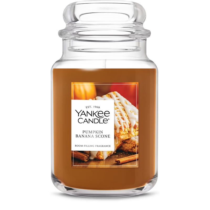 Yankee Candle Original Large Jar Candle - Pumpkin Banana Scone
