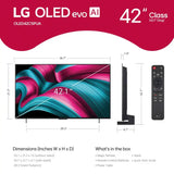 LG 42" Class C5 Series OLED evo AI 4K UHD Smart webOS TV