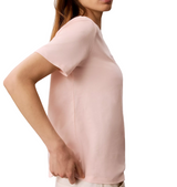Calvin Klein Womens Bold Logo Graphic Classic Short Sleeve T-Shirt
