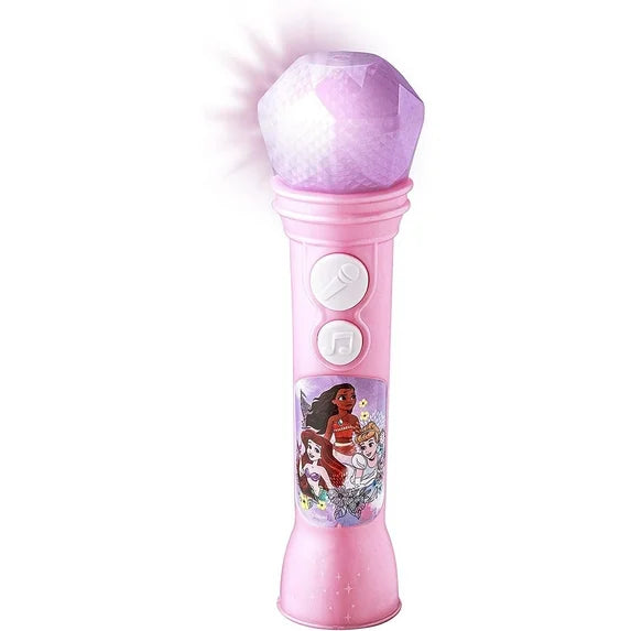 eKids Disney Princess Microphone for Kids with Built-in Music