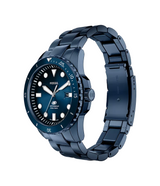 Fossil Fossil Blue Dive Three-Hand Navy Stainless Steel Watch