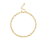 COACH Gold Brushed Link Chain Necklace