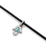 UNOde50 Ser Único Silver-Plated Leather Bracelet - Medium
