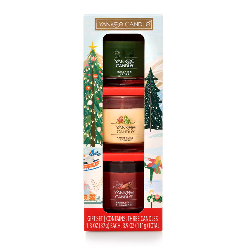 Yankee Candle Christmas Classic Mini Candles - Set of 3