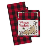 Design Imports Meowy Christmas Potholder Gift Set - 2 pc