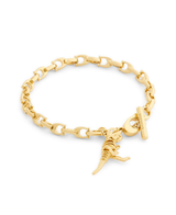 COACH Skeletal Rexy Signature Chain Bracelet