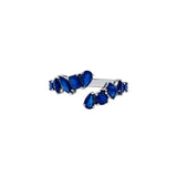 Effy Royale Bleu 14K White Gold Blue Sapphire Ring - Size 7
