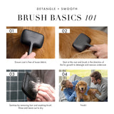 Tweezerman Large Coated Tip Slicker Brush