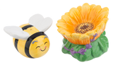 Ganz Bee Flower Salt & Pepper Shakers