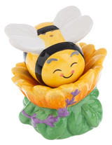 Ganz Bee Flower Salt & Pepper Shakers