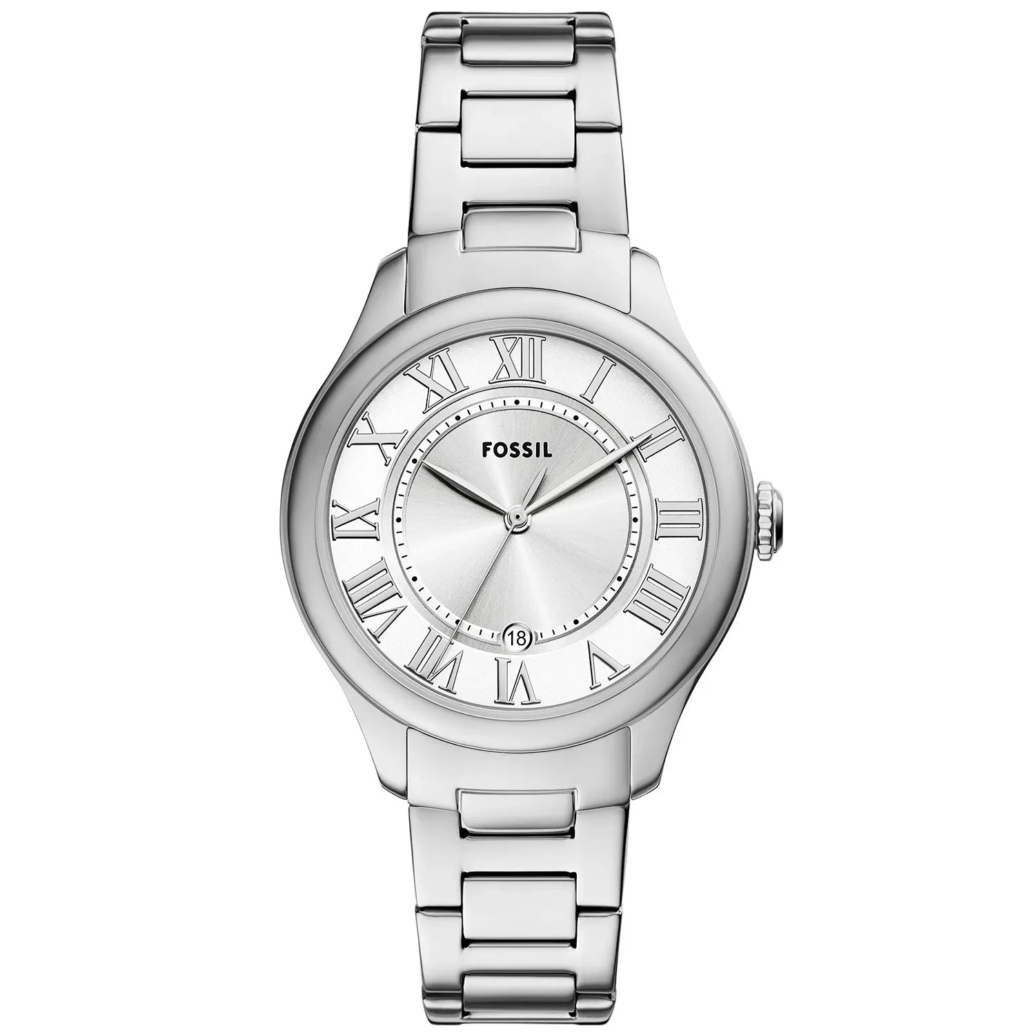 Fossil Gilmore Silver-Tone Stainless Steel Watch