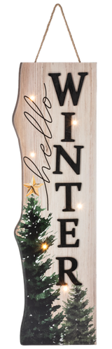 Ganz Light Up Hanging Signs