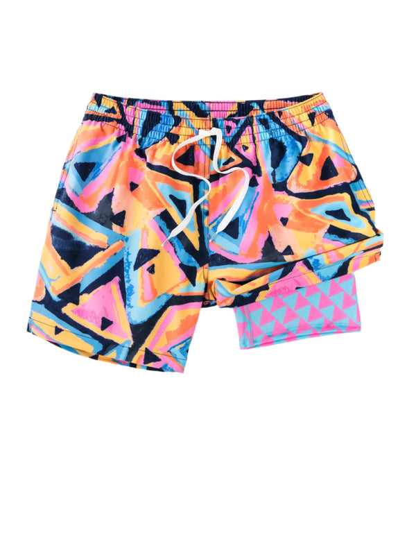Chubbies Mens The Exploding Nachos 5.5" Lined Classic Swim Trunks