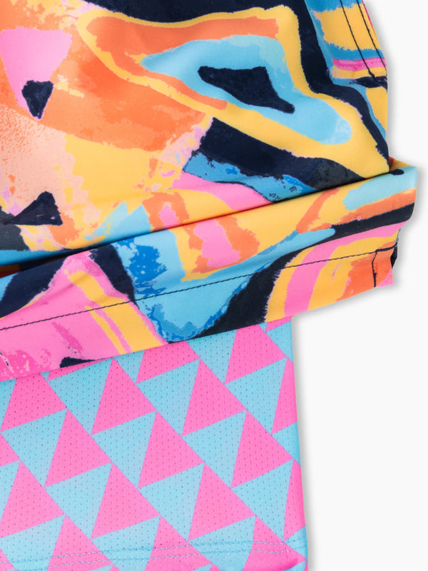 Chubbies Mens The Exploding Nachos 5.5" Lined Classic Swim Trunks