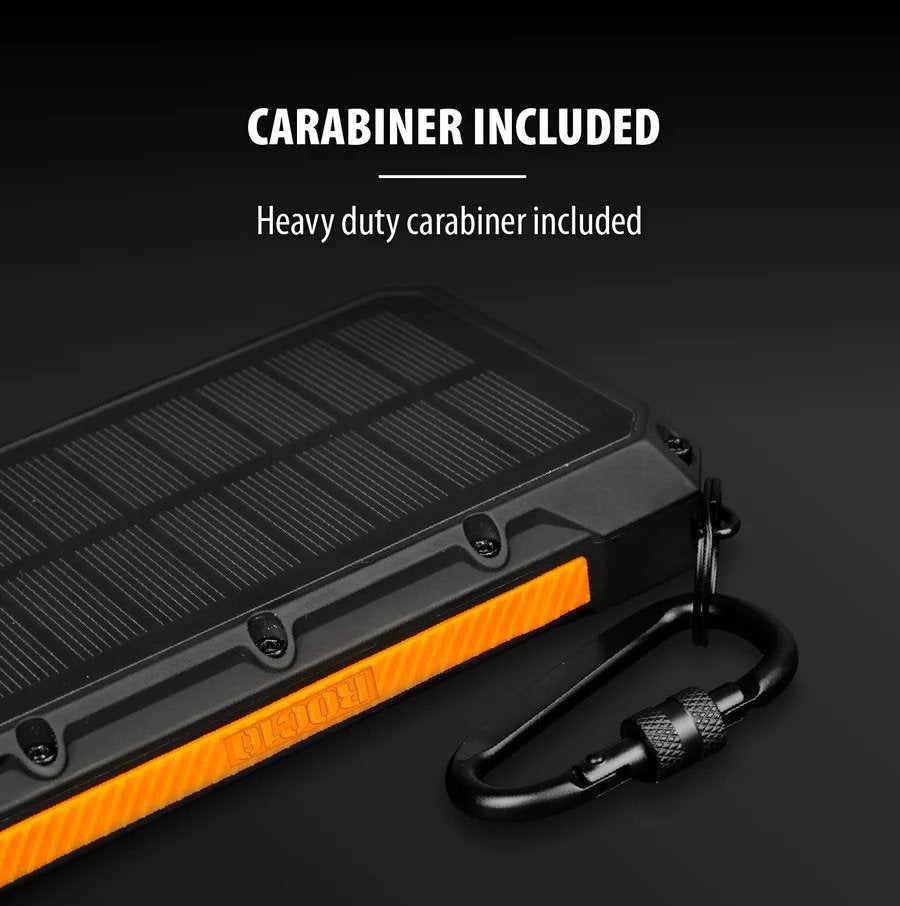 ToughTested 10,000 mAh Solar Charger & Wireless Portable Power Bank